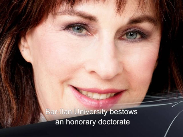 נורית הירש מקבלת תואר דוקטור לשם כבוד מאוניברסיטת בר-אילן 2016